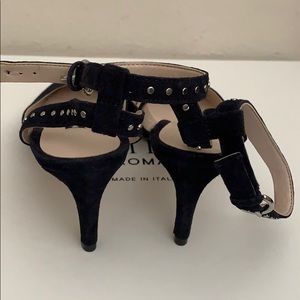 susaham studded ankle strap pumps